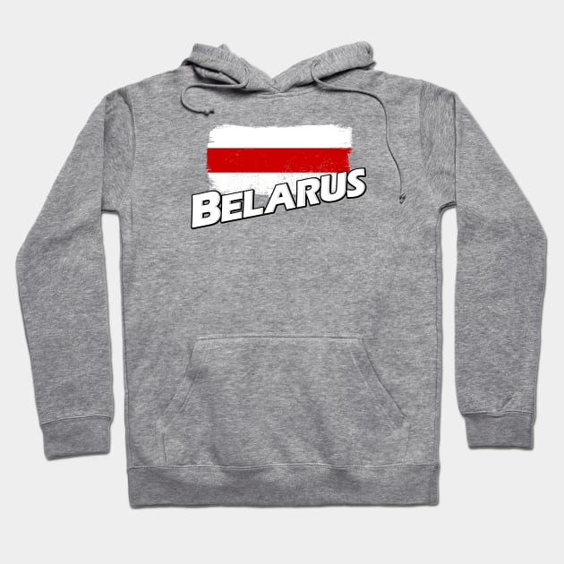 Belarus white-red-white flag Hoodie by PVVD